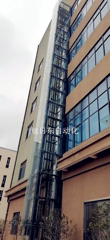 室外玻璃幕墻樓層自動(dòng)化升降機